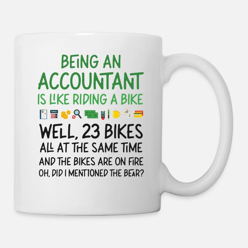 Accountant Bookkeeper Accounting - Mug - white