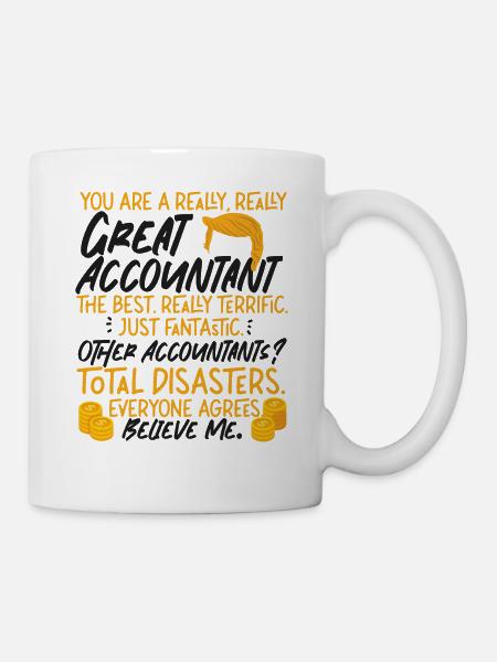 Accountant Bookkeeper Accounting - Mug - white