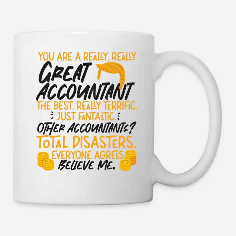 Accountant Bookkeeper Accounting - Mug - white