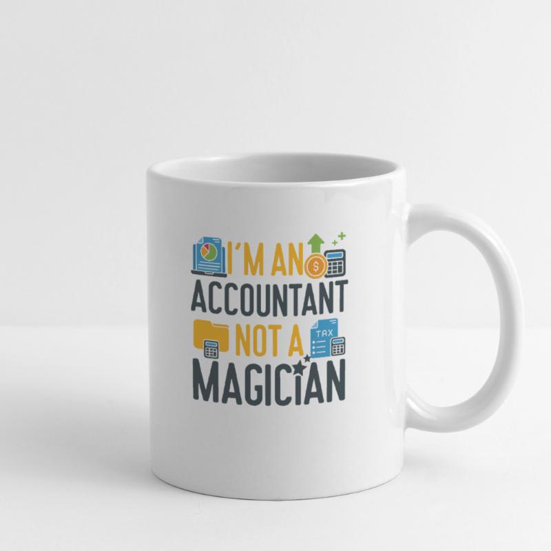 Comptable Comptable Comptable Mug blanc