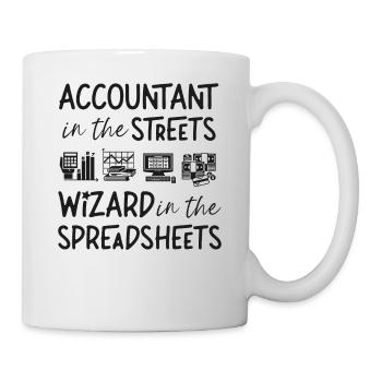 Accountant Bookkeeper Accounting - Mug - white - Right
