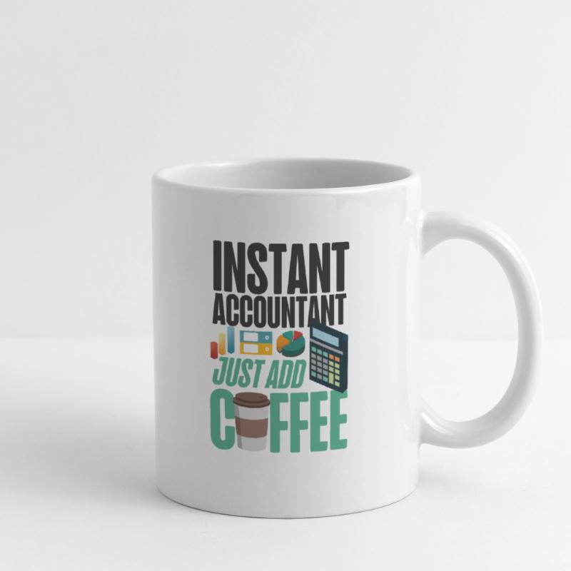 Comptable Comptable Comptable Mug blanc