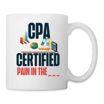 Accountant Bookkeeper Accounting - Mug - white - Right
