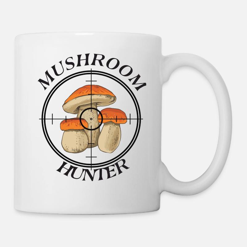 CHASSEUR DE CHAMPIGNONS - Mug blanc - blanc