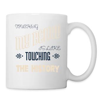 gift beard fear harden birthday present funny - Mug - white - Right