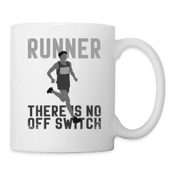 Running Runner Half Marathon - Tasse - Weiß - Rechts