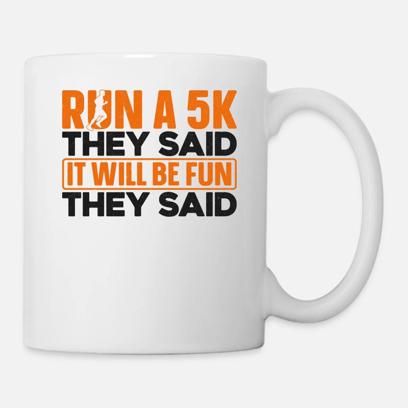 Running Runner Half Marathon - Tasse - Weiß