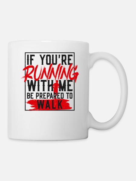 Running Runner Half Marathon Slow - Tasse - Weiß