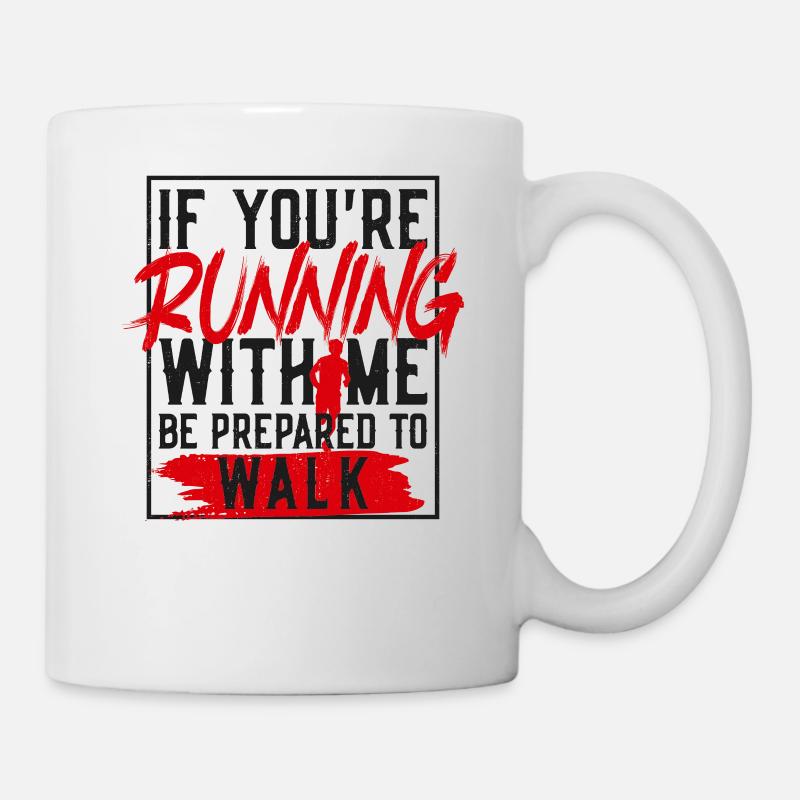 Running Runner Half Marathon Slow - Tasse - Weiß