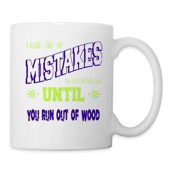 Bday Joke Carpenter Jokes Tshirts - Mug blanc - blanc - Droite