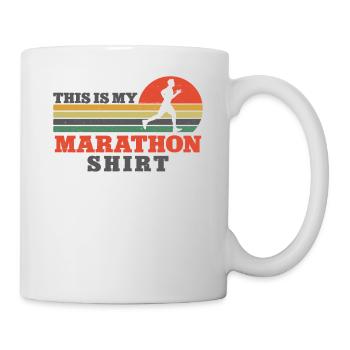 Running Runner Half Marathon - Mug - white - Right