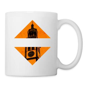 Augsburg Deutschland Stadt Skyline Heimat Liebe - Tasse - Weiß - Rechts