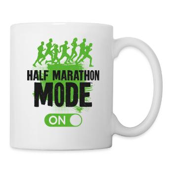 Running Runner Half Marathon - Tasse - Weiß - Rechts