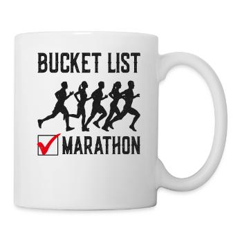 Running Runner Half Marathon - Tasse - Weiß - Rechts