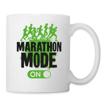 Running Runner Half Marathon - Tasse - Weiß - Rechts