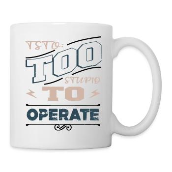 anonymous mask hacking engineer codes gift idea - Mug - white - Right
