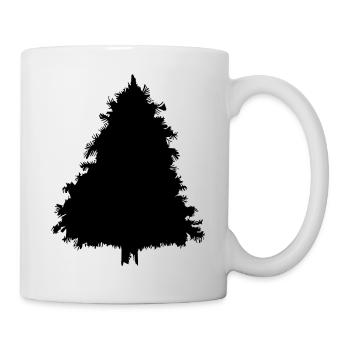 Christmas Tree Christmas Tree Winter Vector 9 - Mug - white - Right