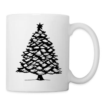 Christmas Tree Christmas Tree Winter Vector 12 - Mug - white - Right