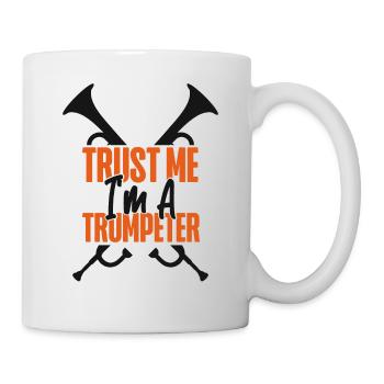 Trumpet Player Trust Me I'm A - Mug - white - Right