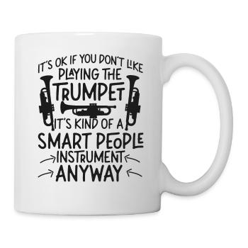 Trompettiste C’est OK si vous - Mug blanc - blanc - Droite