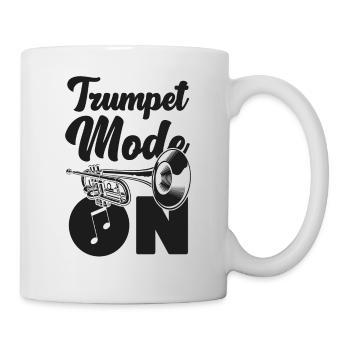 Trumpet Player Trumpet Mode On - Tasse - Weiß - Rechts
