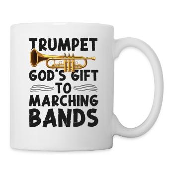 Trumpet Player Marching Band - Tasse - Weiß - Rechts