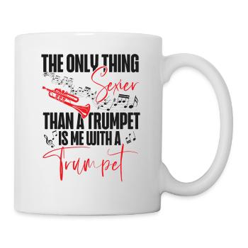 Le trompettiste La seule chose - Mug blanc - blanc - Droite