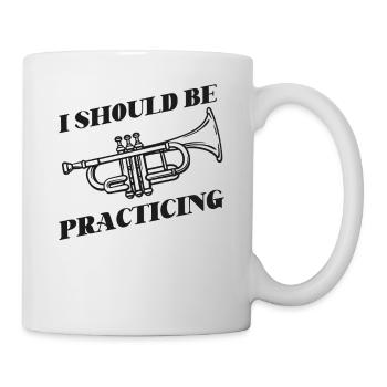Trumpet Player I Should Be - Mug - white - Right