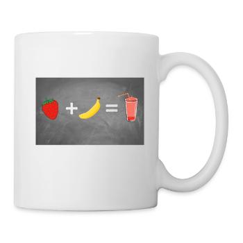 Des fruits au ventre - Mug blanc - blanc - Droite