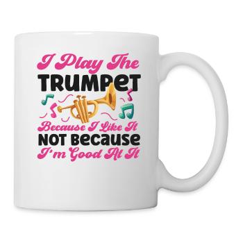 Trumpet Player I Play The Trumpet - Mug - white - Right