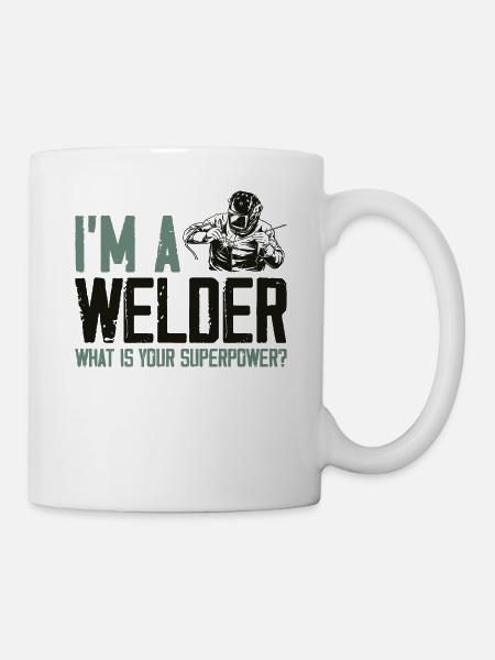 Welder Welding Vintage I'm A - Mug - white