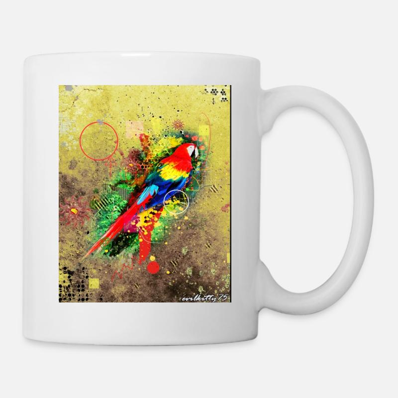 Avian graffiti - Mug - white
