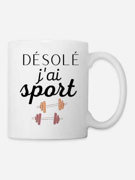 SPORT - Mug blanc - blanc