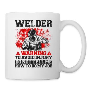 Soudeur Soudeur Soudeur Vintage Soudeur - Mug blanc - blanc - Droite