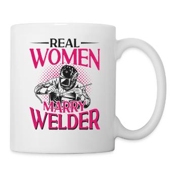 Soudeur Soudeur Femme Mariage - Mug blanc - blanc - Droite