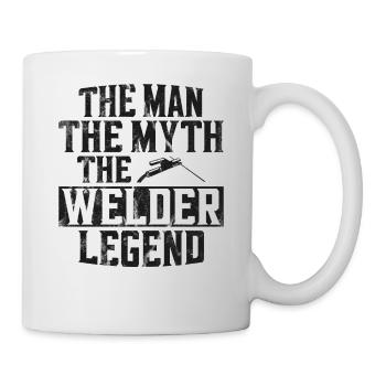 Welder Welding Dad Father Vintage - Mug - white - Right