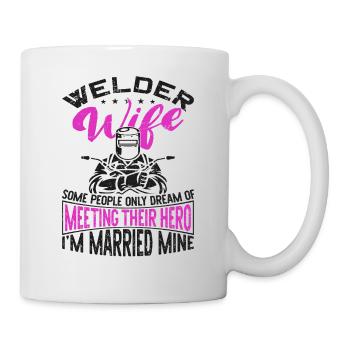 Welder Welding Marriage Wedding - Mug - white - Right