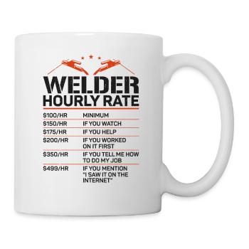 Soudeur Soudeur Soudeur Vintage Soudeur - Mug blanc - blanc - Droite