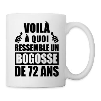 voilà à quoi ressemble un bogosse de 72 ans - Mug blanc - blanc - Droite