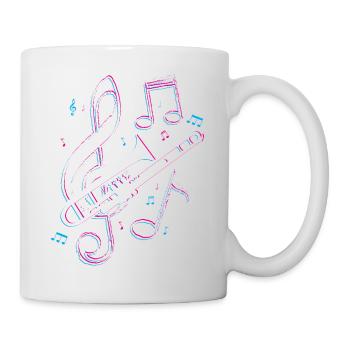 Posaune Musik Orchester - Tasse - Weiß - Rechts