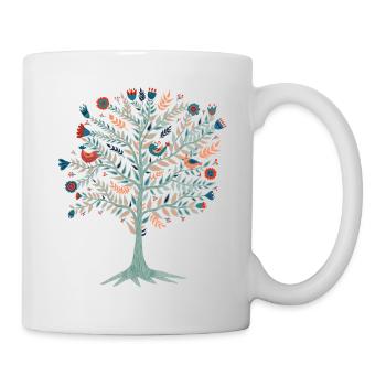 Tree. Tree of Life. Yggdrasil - Mug - white - Right