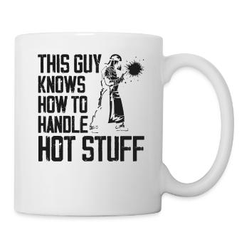 Soudeur Souder Vintage Ce gars - Mug blanc - blanc - Droite
