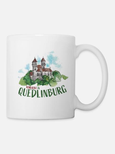In love with Quedlinburg - Mug - white