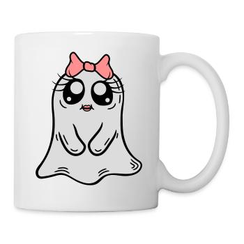 Petite fille fantôme douce - Mug blanc - blanc - Droite