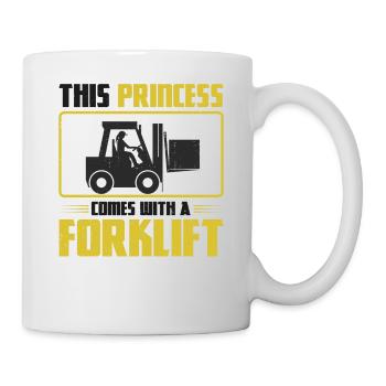 Certified Forklift Truck Operator - Mug - white - Right
