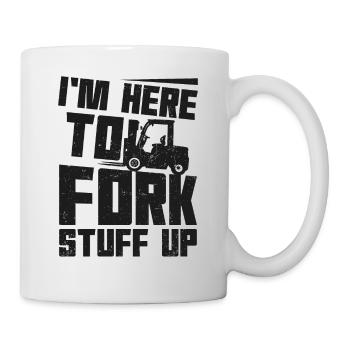 Certified Forklift Truck Operator - Mug - white - Right