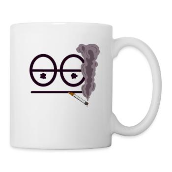 Smoking logo - Tasse - Weiß - Rechts