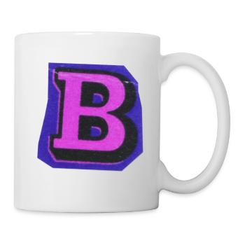 Typography Letter B - Mug - white - Right