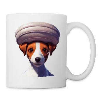 Jack Russell Terrier - Tasse - Weiß - Rechts