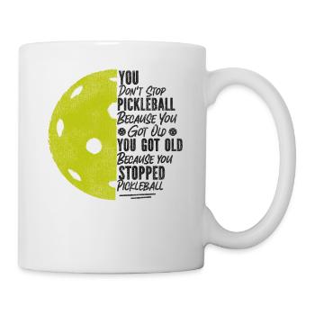 Pickleball Grandma Grandpa Vintage - Mug - white - Right